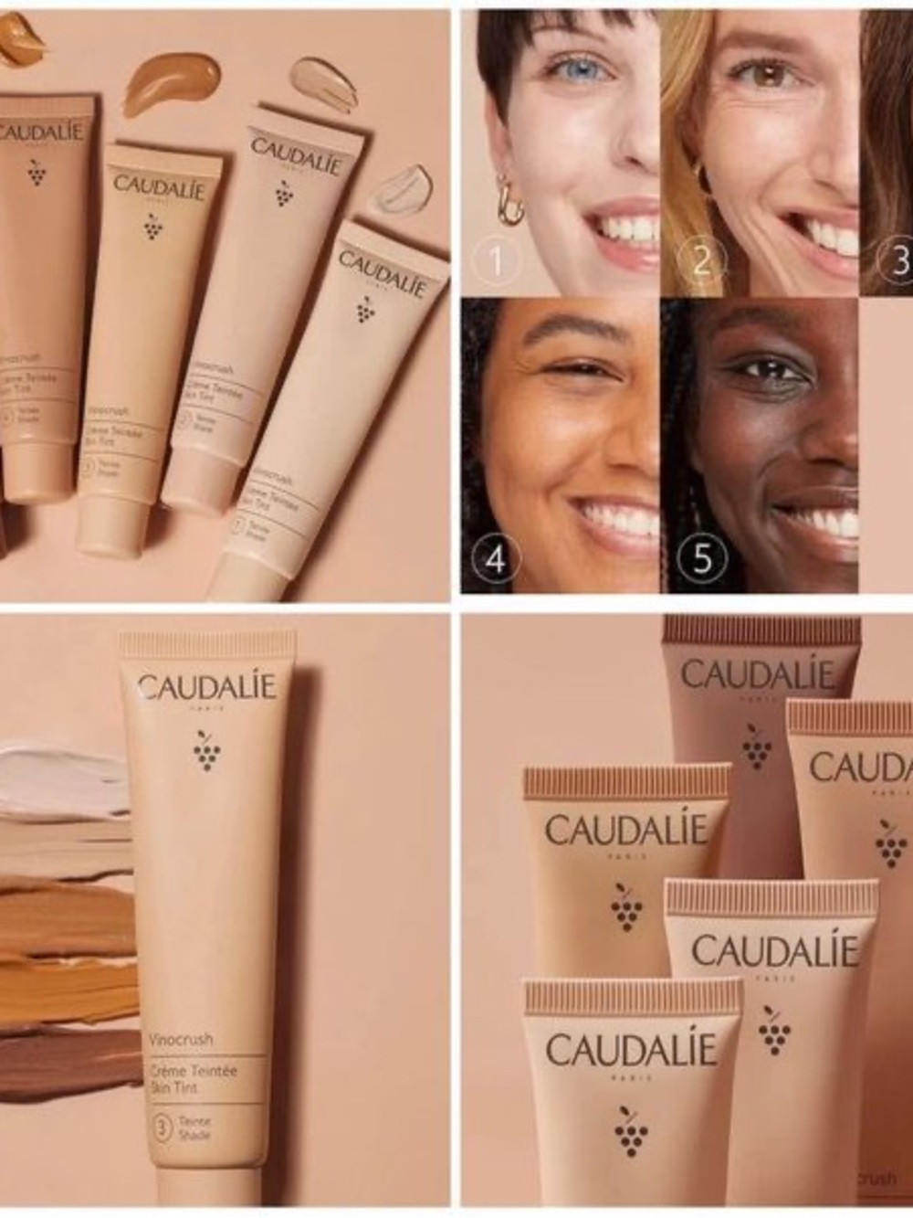 BRAND NEW, UNOPENED: Caudalie Vinocrush Skin Tint Cream — Shade 4